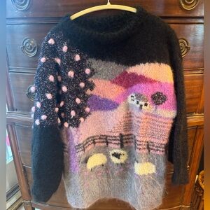 Rare VTG Susie Lee Covent Garden Wool Sweater. Missing tag.